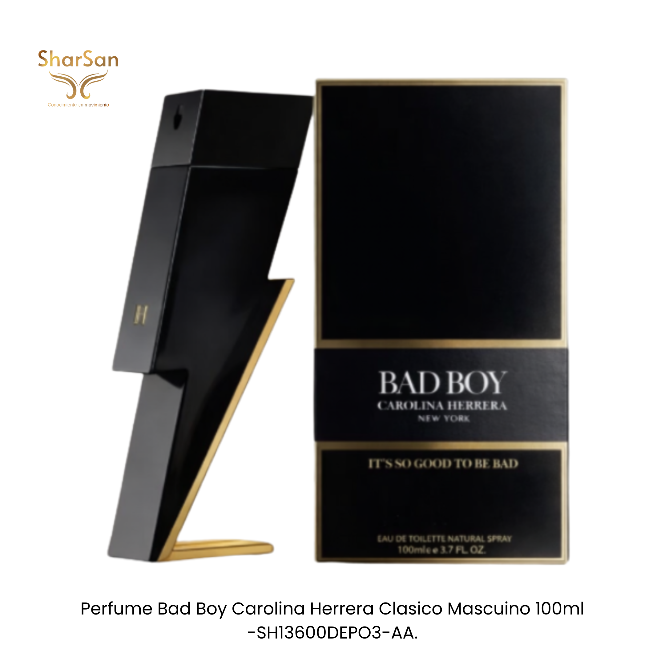 Perfume Bad Boy Carolina Herrera Clasico Mascuino 100ml -SH13600DEPO3-AA